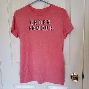 Under Armour Coral Tee with Logo